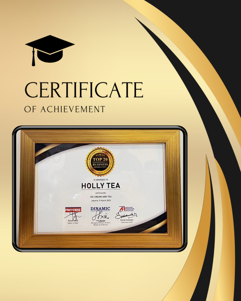 Certificate hollytea 2